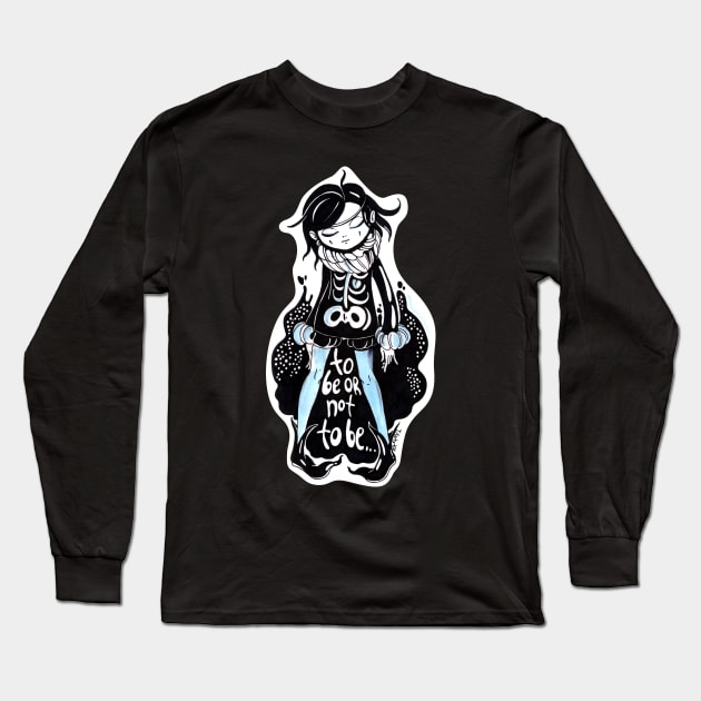 Hamlet Long Sleeve T-Shirt by idiotstile